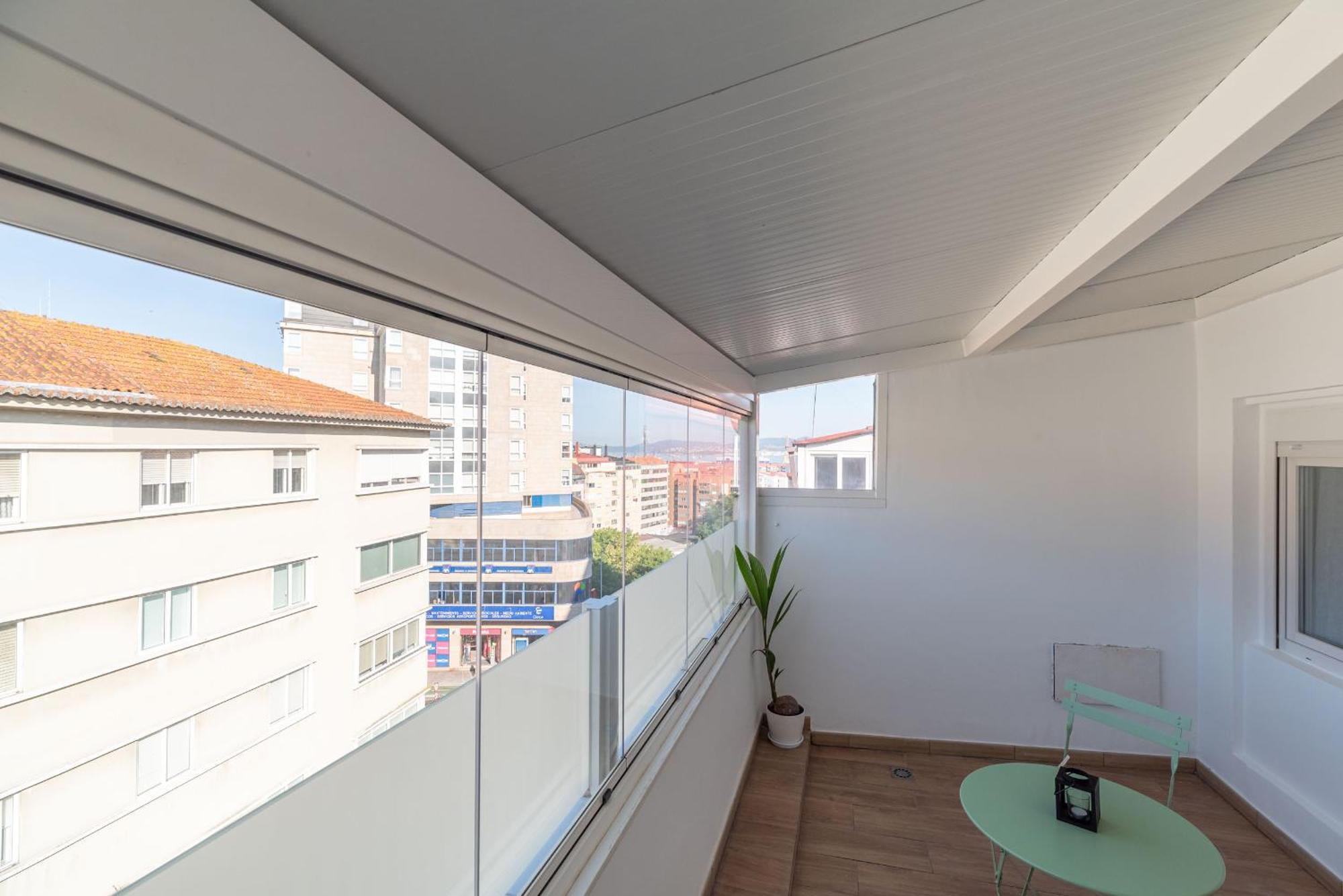 Gran Atico Con Terraza Apartman Vigo Kültér fotó
