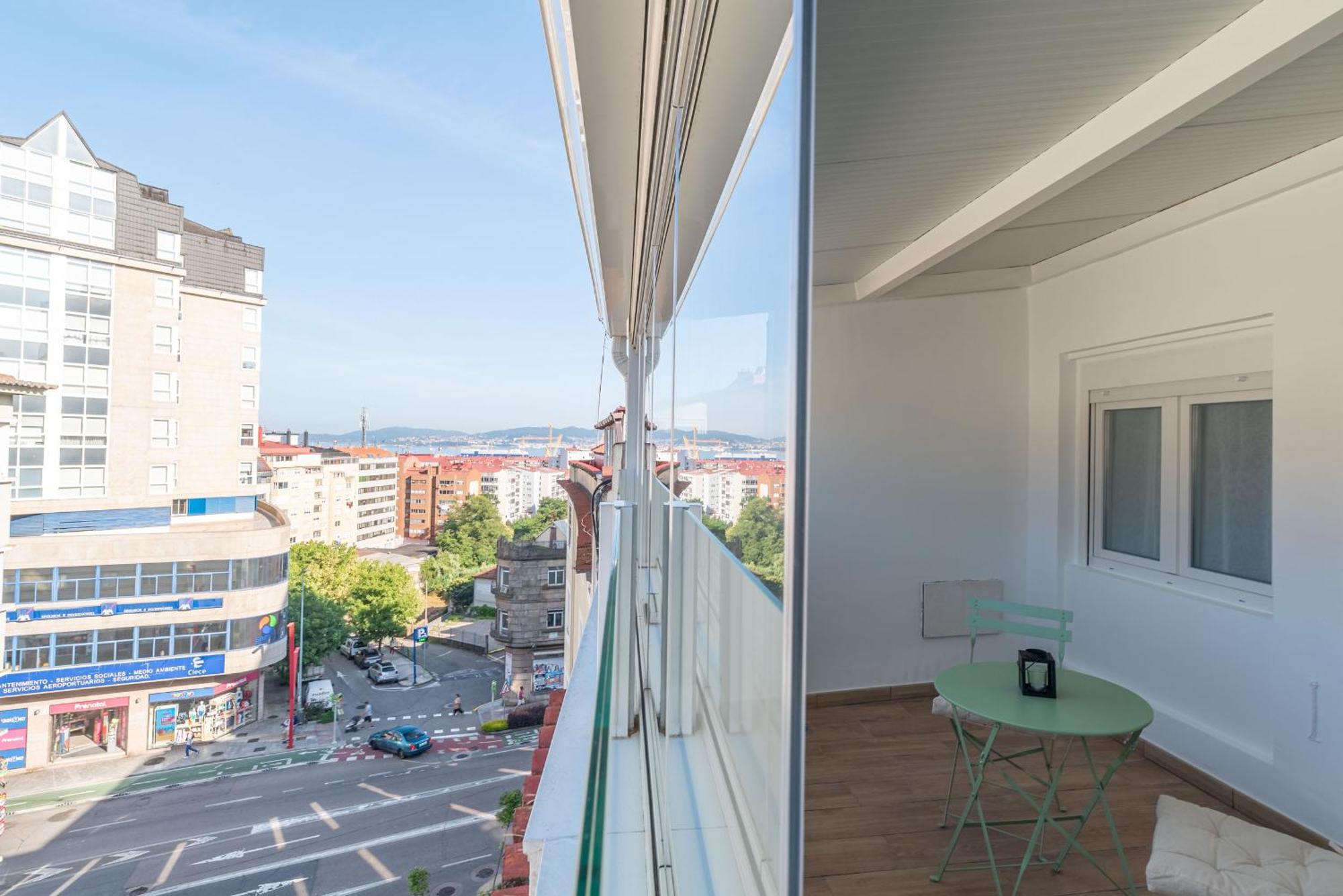 Gran Atico Con Terraza Apartman Vigo Kültér fotó