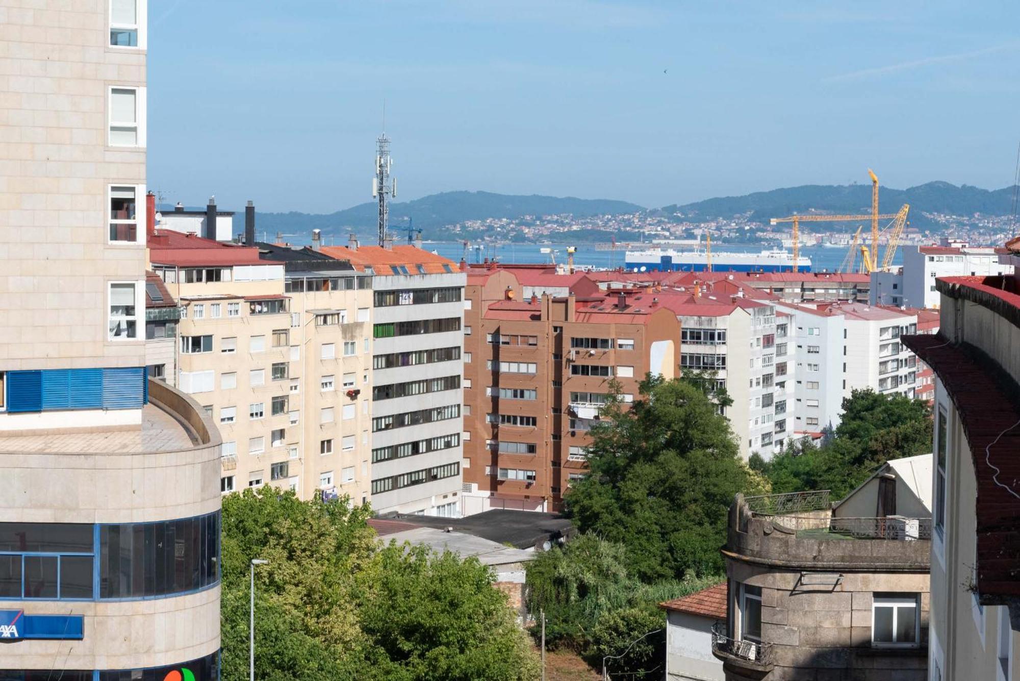 Gran Atico Con Terraza Apartman Vigo Kültér fotó