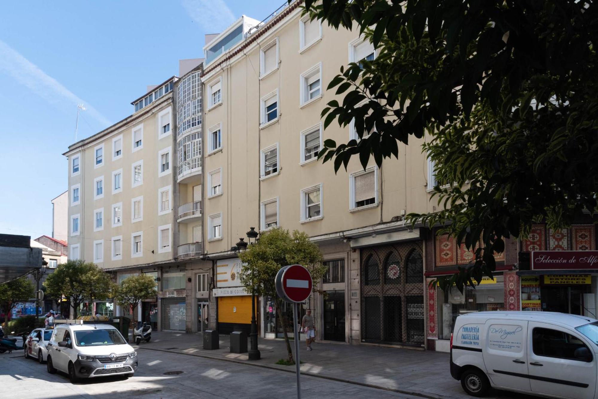 Gran Atico Con Terraza Apartman Vigo Kültér fotó